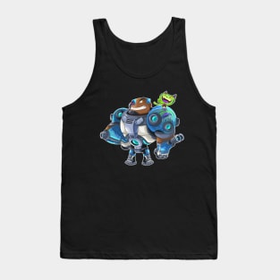 Cyborg and Beastboy Tank Top